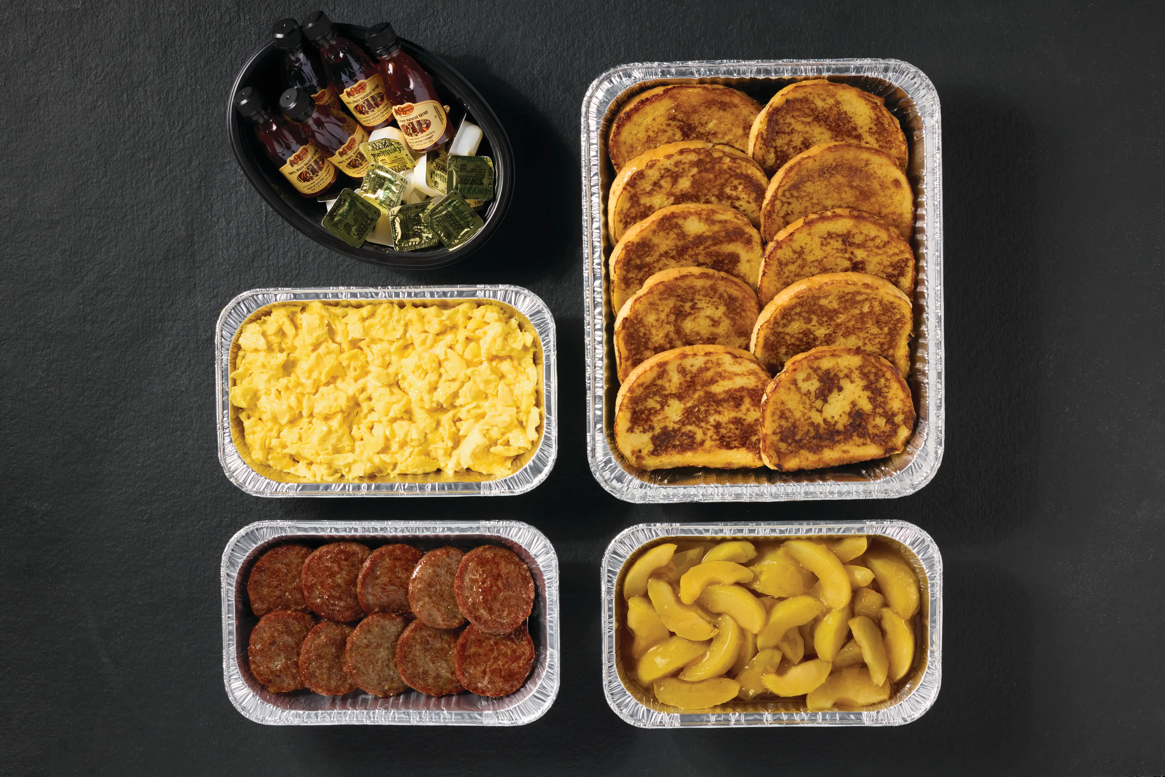 french toast and sides for sharing
