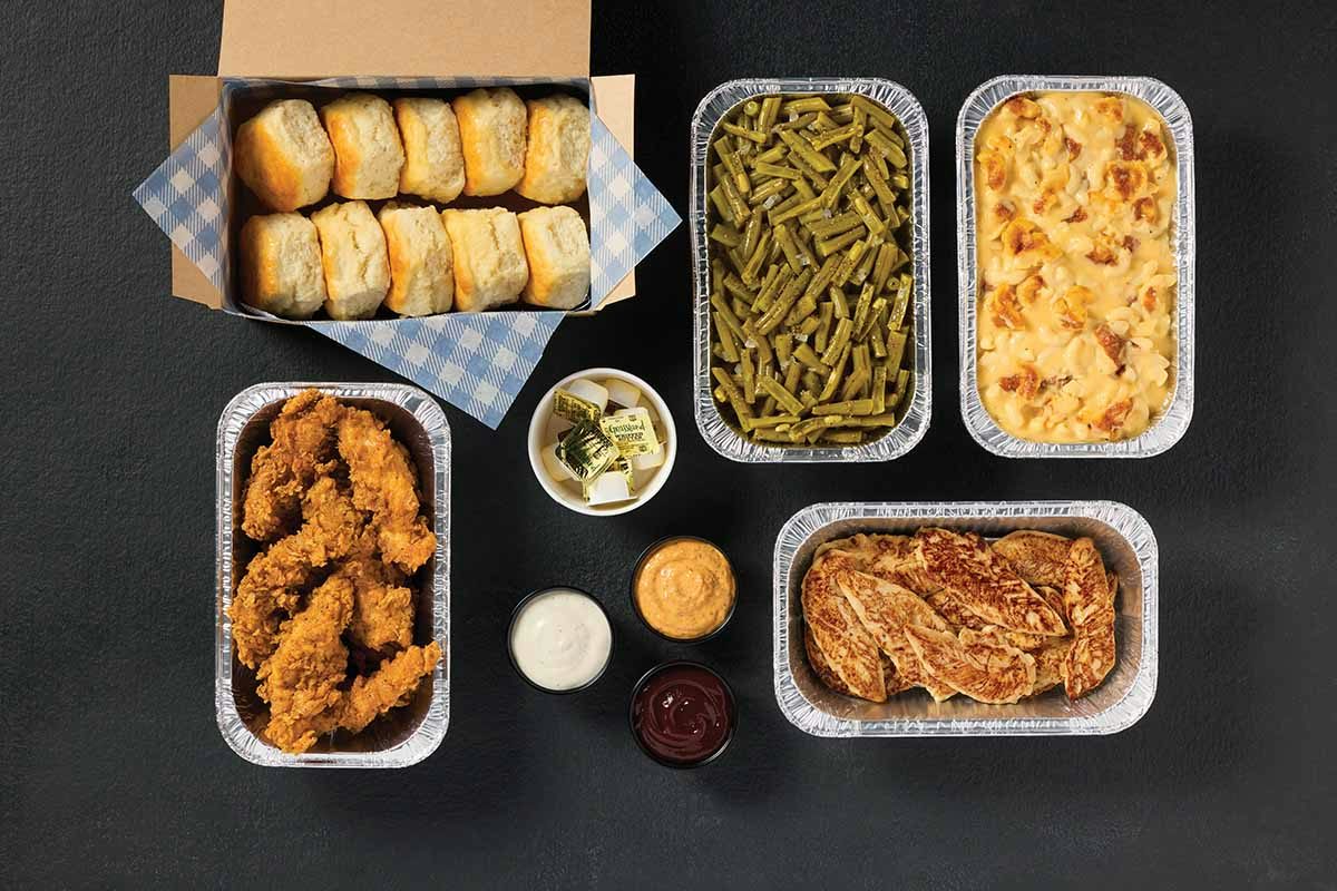 Grilled Tenders and Fried Crispy Tender Dippers Family Meal